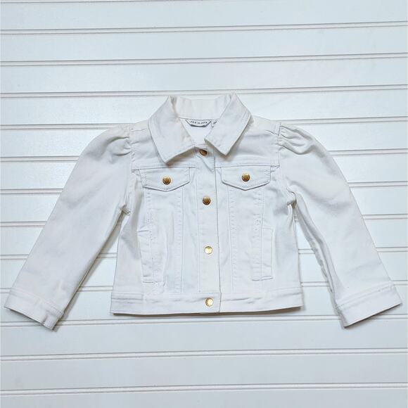 Janie and Jack White Jacket with Gold Buttons - Picture 1 of 5